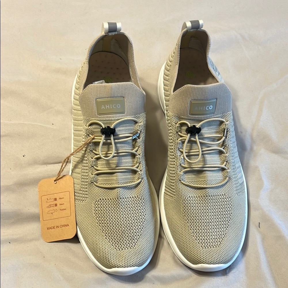 Men's Tan Sneakers AHICO